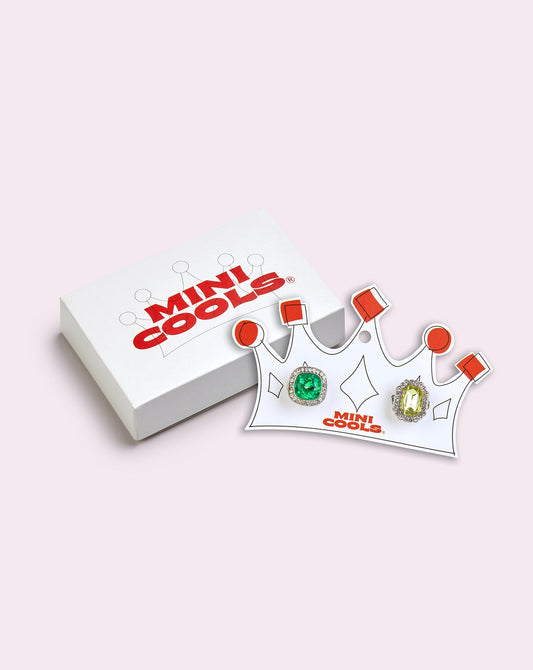 Inele Rainbow, galben si verde - Minicools - Publisol.ro