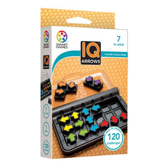 IQ Arrow, joc de logica cu 120 de provocari, 7+ ani, editie internationala, Smart Games - Publisol.ro