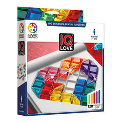 IQ Love, joc de logica cu 120 de provocari, 7+ ani, editie lb. Romana, Smart Games - Publisol.ro