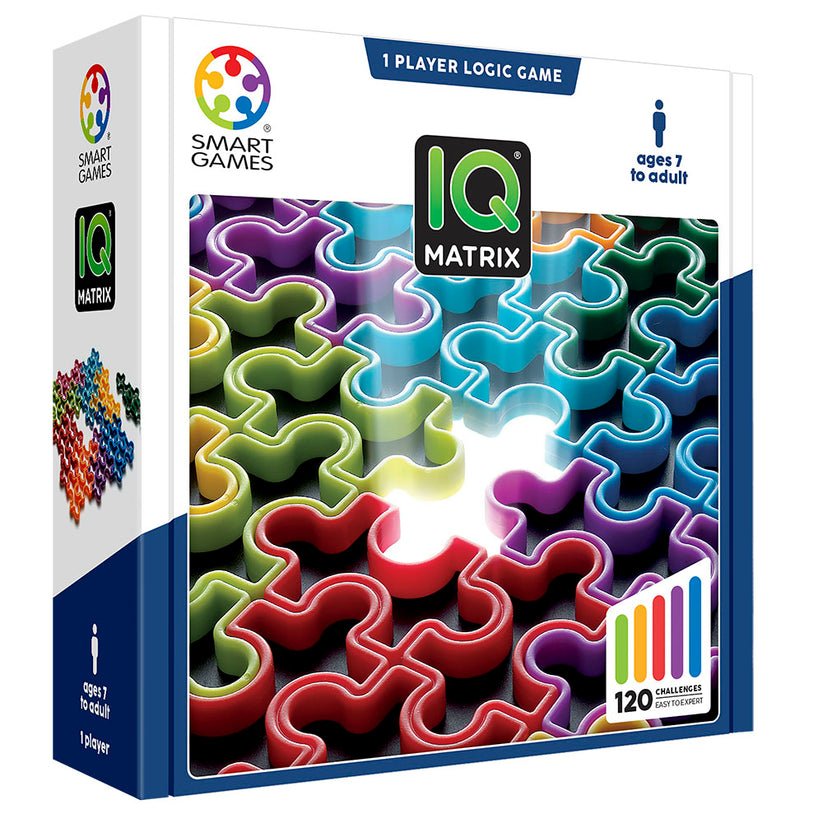 IQ Matrix, joc de logica cu 120 de provocari, 7+ ani, editie internationala, Smart Games - Publisol.ro