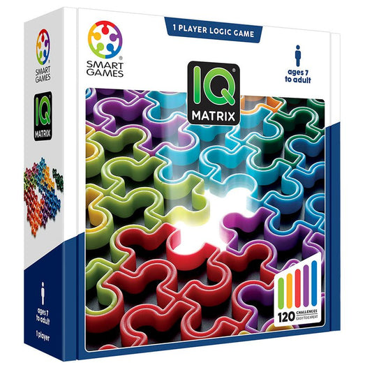 IQ Matrix, joc de logica cu 120 de provocari, 7+ ani, editie internationala, Smart Games - Publisol.ro