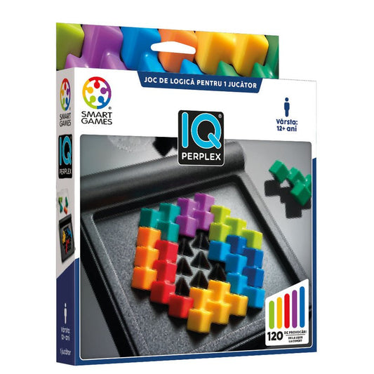 IQ Perplex, joc de logica cu 120 de provocari, 12+ ani, editie lb. Romana, Smart Games - Publisol.ro