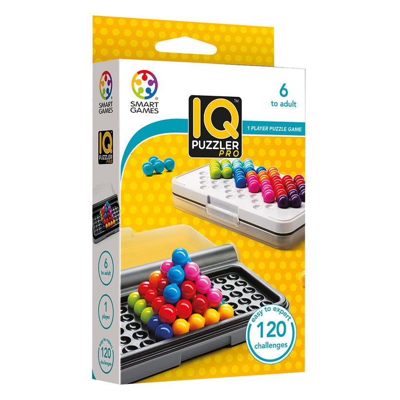 IQ Puzzler Pro, joc de logica cu 120 de provocari, 8+ ani, editie internationala, Smart Games - Publisol.ro