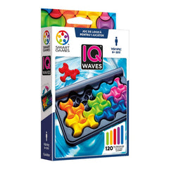 IQ Waves, joc de logica cu 120 de provocari, 6+ ani, editie lb. Romana, Smart Games - Publisol.ro