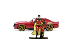 Jada batman set figurina robin si masinuta metalica chevrolet camaro 1967 scara 1:32, Simba - Publisol.ro