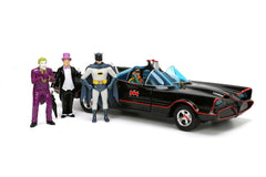 Jada batman set masinuta metalica batmobile 1:24 si 4 figurine, Simba - Publisol.ro