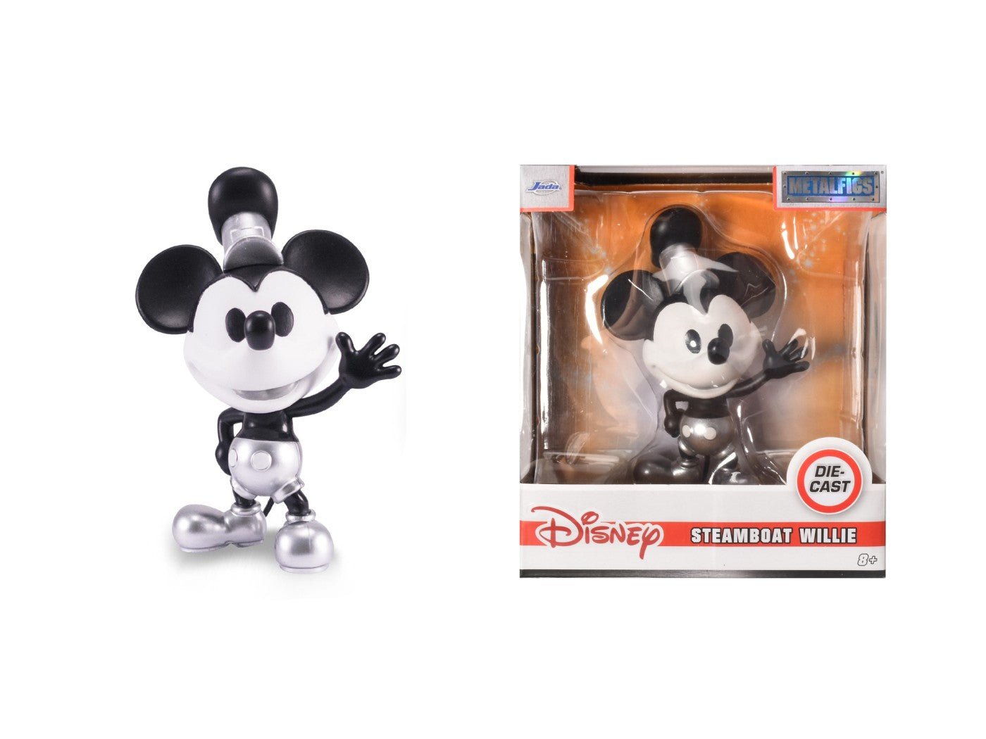 Jada figurina metalica disney steamboat willie 10cm, Simba - Publisol.ro