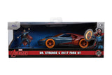 Jada marvel masinuta metalica ford gt scara 1:32 si figurina metalica doctor strange, Simba - Publisol.ro