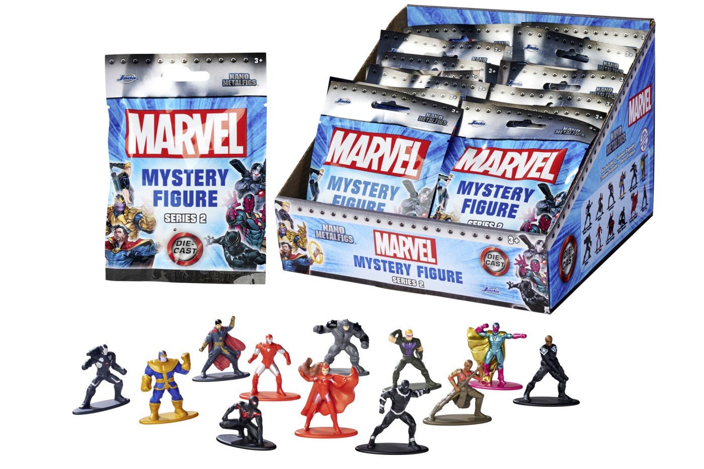 Jada marvel nanofigurine metalice mystery 4cm, Simba - Publisol.ro