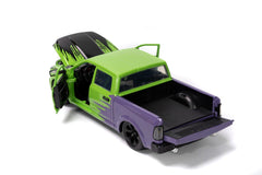 Jada marvel set figurina hulk si masinuta metalica ram 1500 2014 scara 1:24, Simba - Publisol.ro