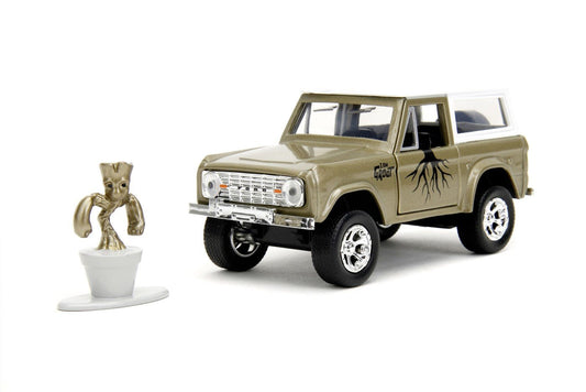 Jada marvel set masinuta metalica ford bronco si figurina groot, Simba - Publisol.ro
