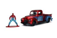 Jada marvel set masinuta metalica ford pick up scara 1:32 si figurina metalica spider man, Simba - Publisol.ro