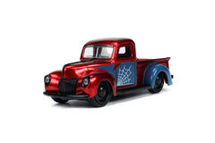 Jada marvel set masinuta metalica ford pick up scara 1:32 si figurina metalica spider man, Simba - Publisol.ro