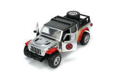 Jada marvel set masinuta metalica jeep gladiator scara 1:32 si figurina din metal colossus, Simba - Publisol.ro