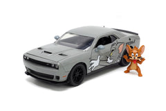 Jada masina metalica dodge challenger hellcat scara 1 la 24 si figurina jerry, Simba - Publisol.ro