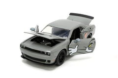 Jada masina metalica dodge challenger hellcat scara 1 la 24 si figurina jerry, Simba - Publisol.ro