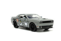 Jada masina metalica dodge challenger hellcat scara 1 la 24 si figurina jerry, Simba - Publisol.ro