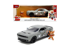 Jada masina metalica dodge challenger hellcat scara 1 la 24 si figurina jerry, Simba - Publisol.ro
