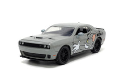 Jada masina metalica dodge challenger hellcat scara 1 la 24 si figurina jerry, Simba - Publisol.ro