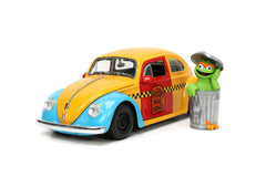 Jada masinuta metalica sesame street 1959 vw beetle 1:24, Simba - Publisol.ro
