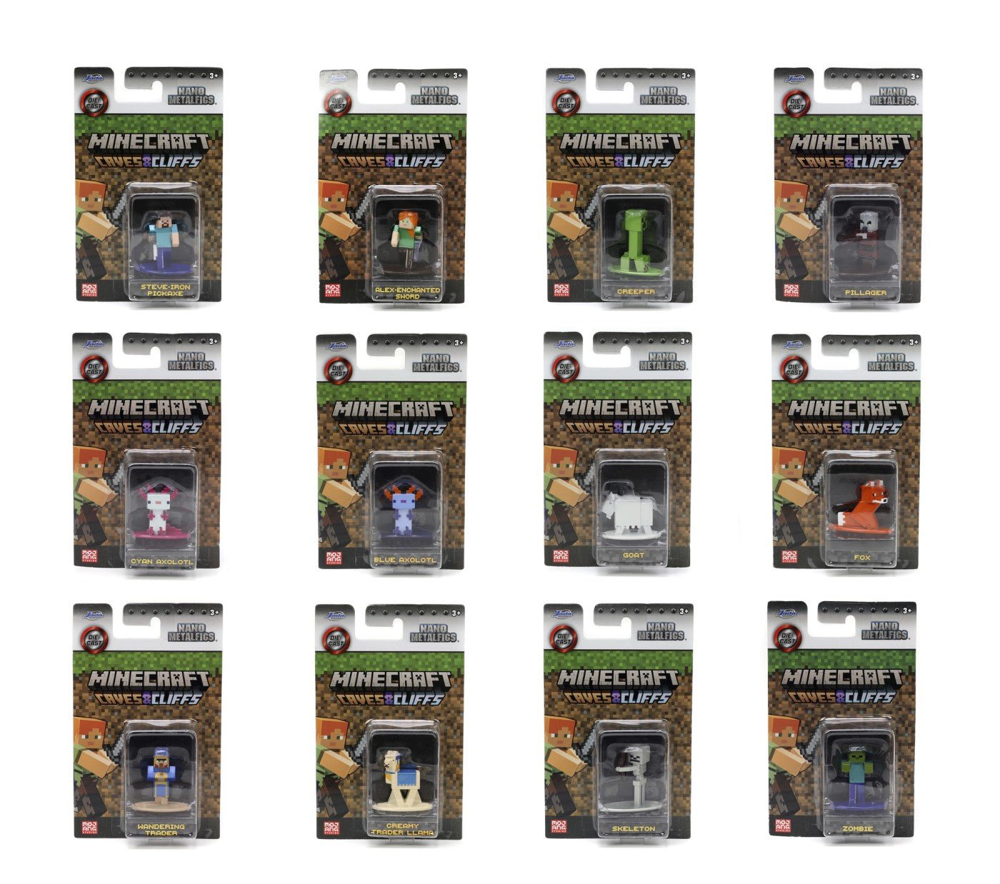 Jada minecraft nanofigurine metalice 4cm, Simba - Publisol.ro