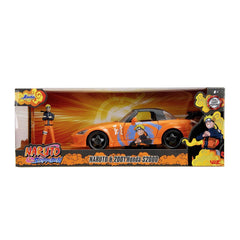 Jada naruto shippuden set figurina naruto si masinuta metalica honda 2001 s2000 scara 1:24, Simba - Publisol.ro