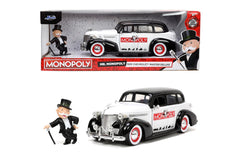 Jada set masinuta metalica chevrolet master deluxe 1939 scara 1:24 si figurina mr monopoly, Simba - Publisol.ro