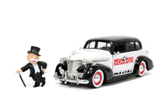 Jada set masinuta metalica chevrolet master deluxe 1939 scara 1:24 si figurina mr monopoly, Simba - Publisol.ro
