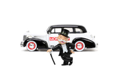Jada set masinuta metalica chevrolet master deluxe 1939 scara 1:24 si figurina mr monopoly, Simba - Publisol.ro