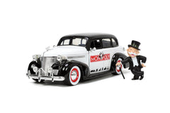 Jada set masinuta metalica chevrolet master deluxe 1939 scara 1:24 si figurina mr monopoly, Simba - Publisol.ro