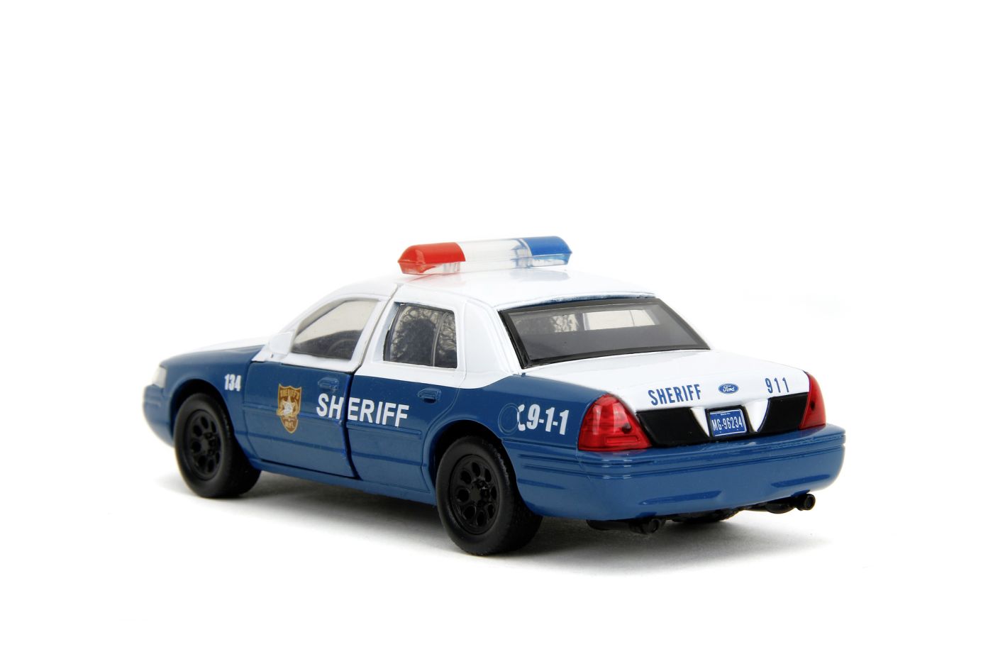 Jada the Walking Dead Rick Crimes masinuta metalica Ford Crown Victoria scara 1:32 - Publisol.ro