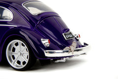 Jada wednesday set masinuta metalica volkswagen beetle 1:24 si figurina metalica wednesday 7cm, Simba - Publisol.ro