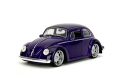 Jada wednesday set masinuta metalica volkswagen beetle 1:24 si figurina metalica wednesday 7cm, Simba - Publisol.ro
