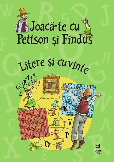 Joacă - te cu Pettson și Findus. Litere și cuvinte, de Sven Nordqvist - Publisol.ro