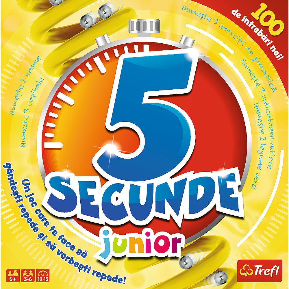 Joc 5 secunde junior, Trefl - Publisol.ro