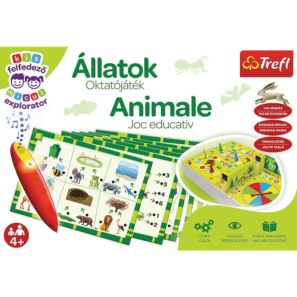 Joc animalele cu creion magic, Trefl - Publisol.ro