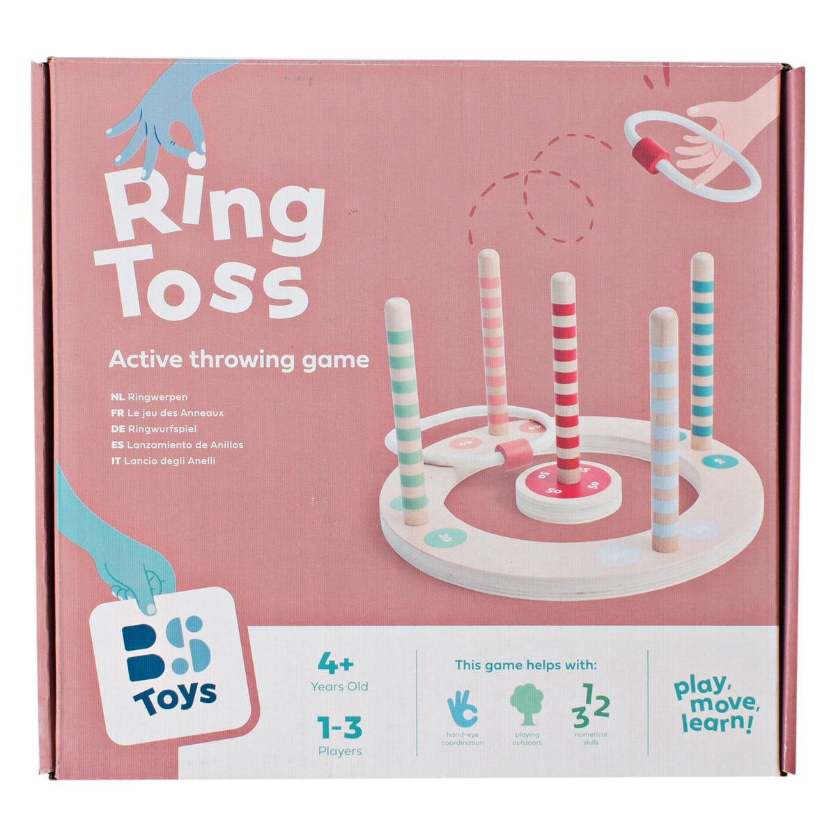 Joc de aruncat la tinta Inele, Ring Toss, BS Toys - Publisol.ro