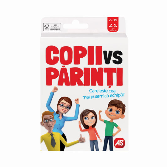 Joc de carti copii vs parinti - Publisol.ro