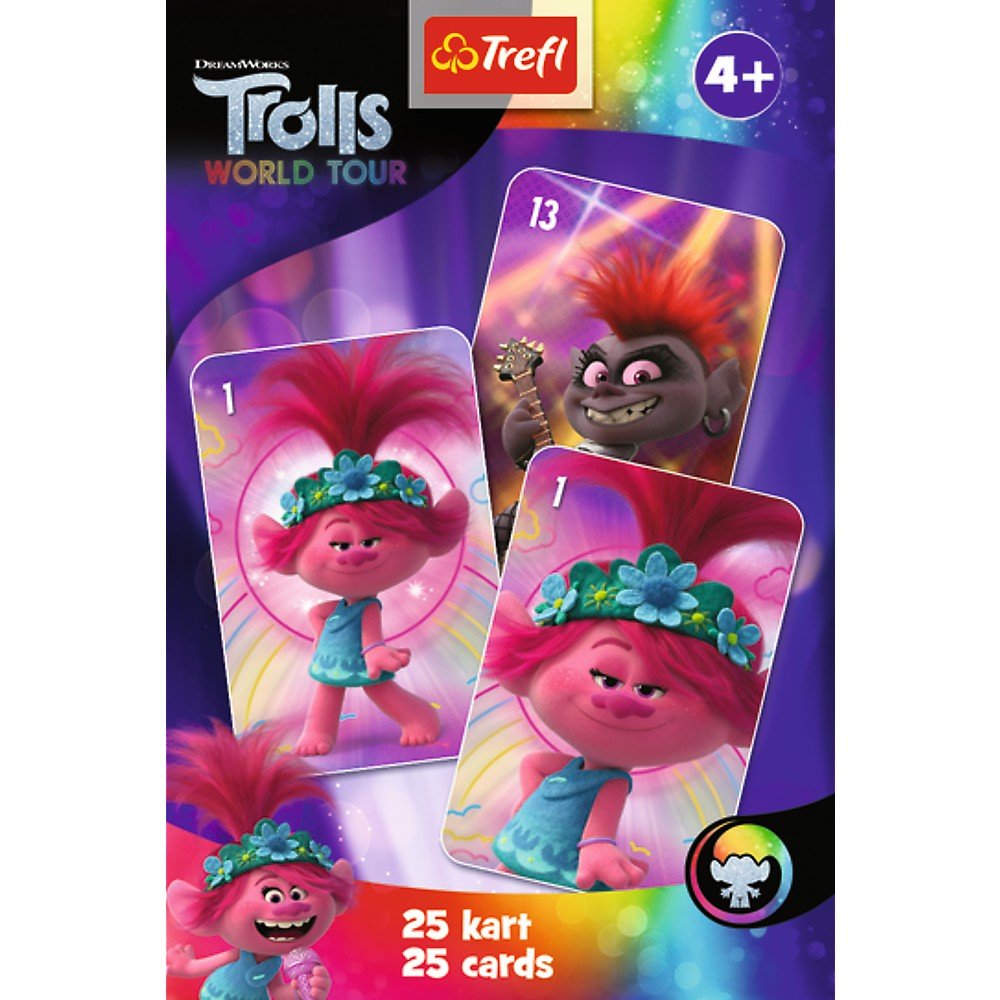 Joc de carti pacalici trolls, Trefl - Publisol.ro