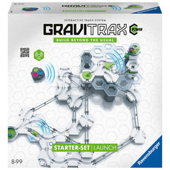 Joc de constructie Gravitrax Power - Starter Set Launch, set de baza Lansator electric, automat, Ravensburger - Publisol.ro