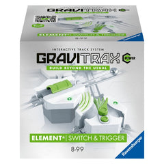 Joc de constructie Gravitrax Power - Switch&Trigger, Comutator si declansator electric, set de accesorii automat, Ravensburger - Publisol.ro