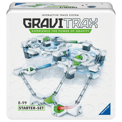 Joc de constructie Gravitrax Starter Set Metalbox, set de baza in cutie metalica, multilingv incl. RO, Ravensburger - Publisol.ro