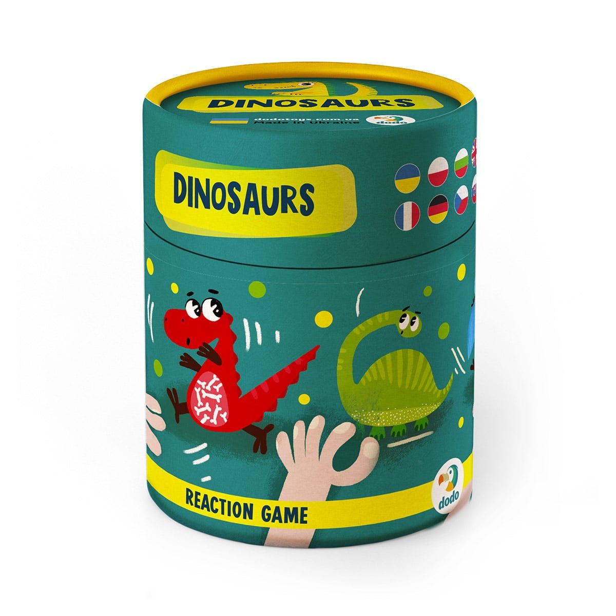 Joc de observare si rapiditate, Dinozauri, Dodo Toys - Publisol.ro