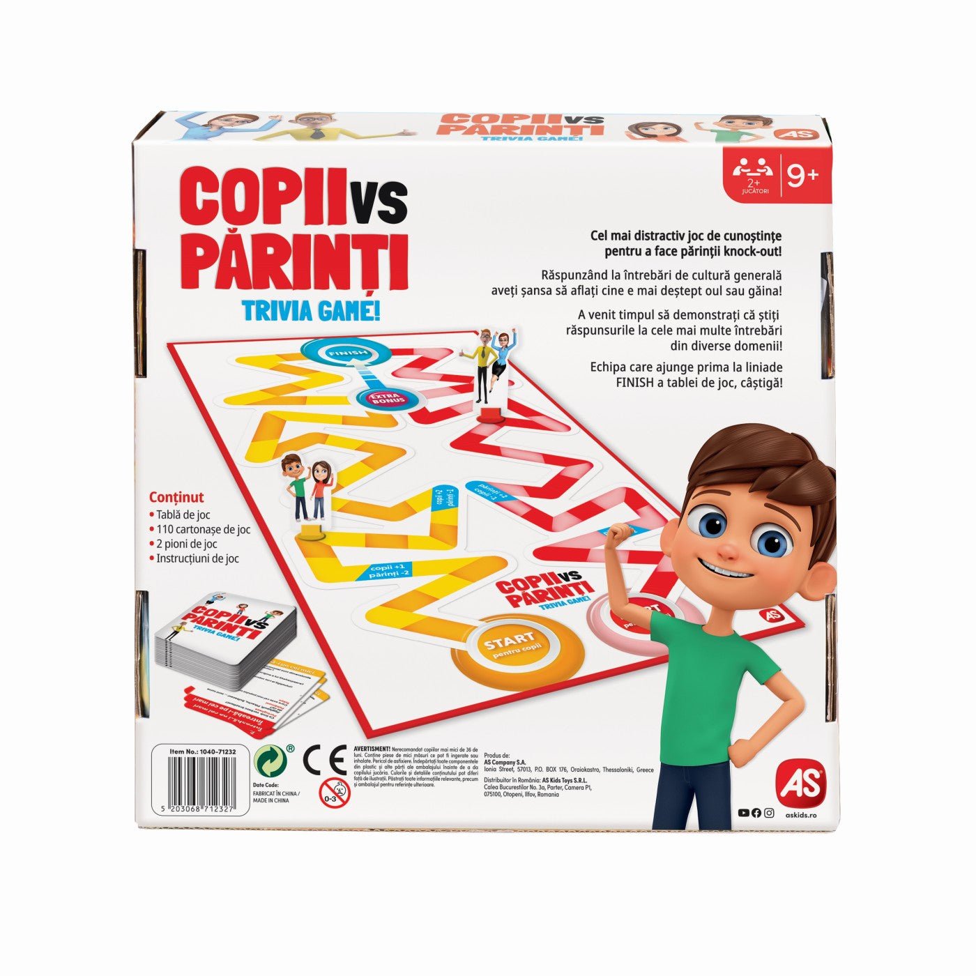 Joc de societate copii vs parinti, AS - Publisol.ro