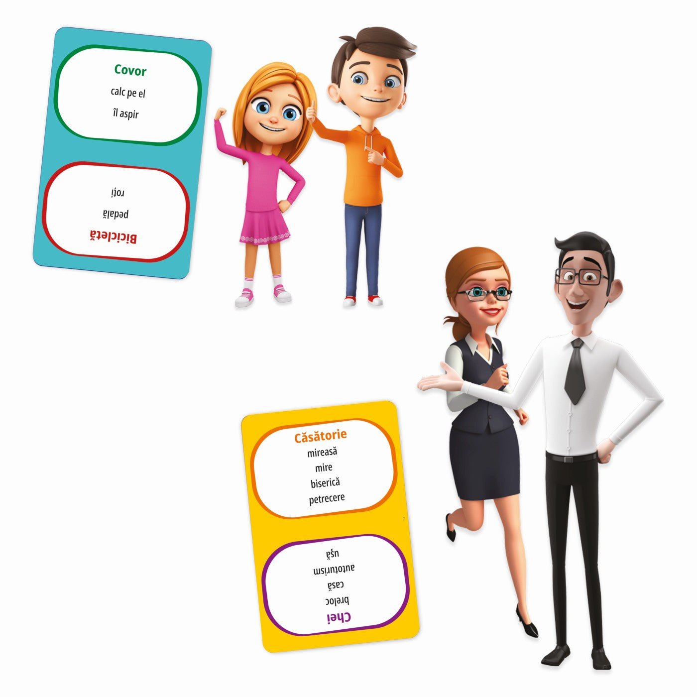 Joc de societate copii vs parinti gaseste cuvantul - Publisol.ro