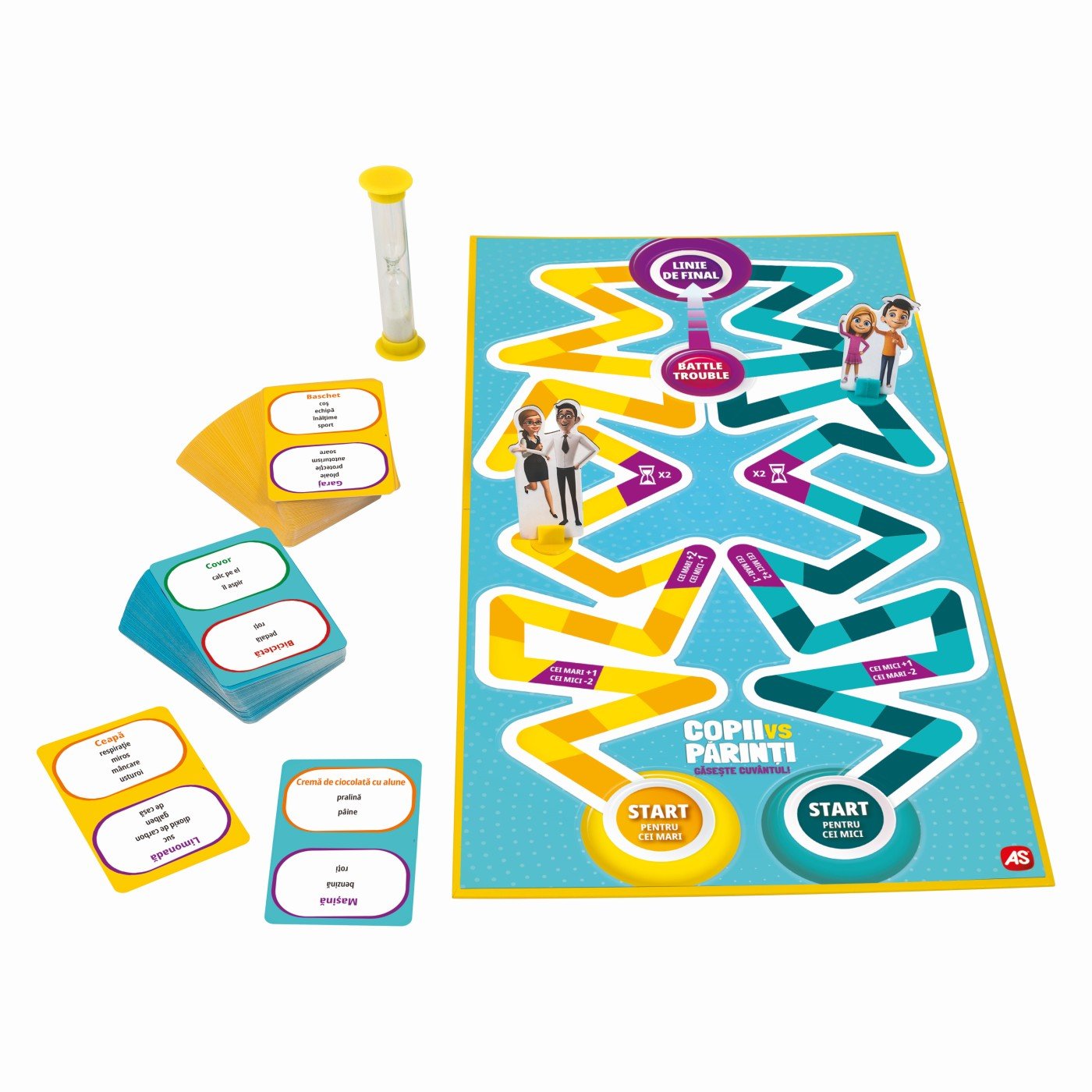 Joc de societate copii vs parinti gaseste cuvantul - Publisol.ro