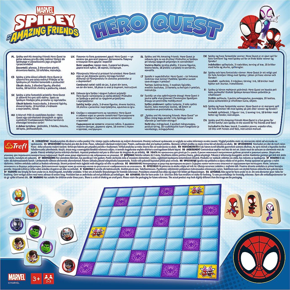 Joc de societate Marvel spidey si prietenii in cautarea eroilor - Publisol.ro