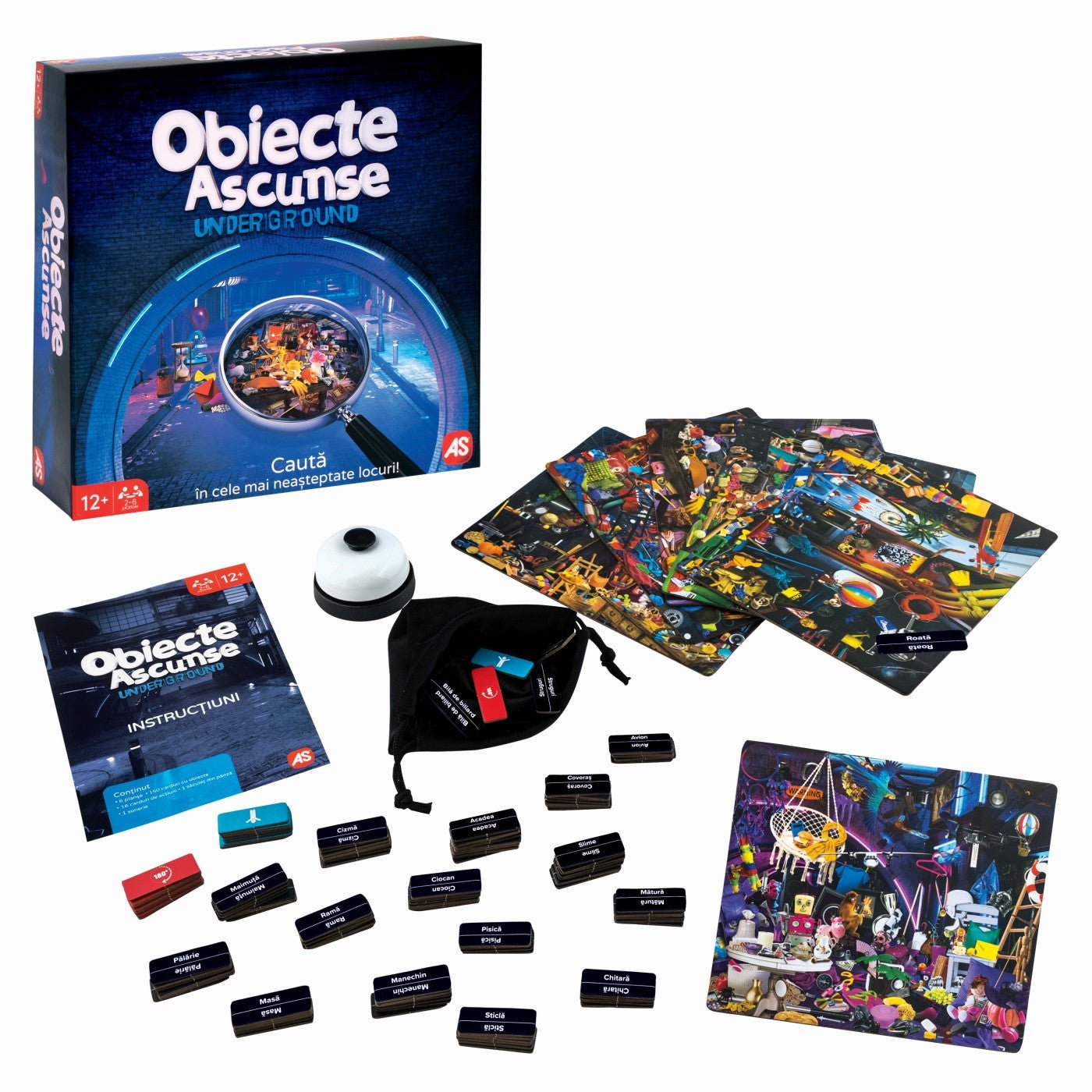 Joc de societate obiecte ascunse underground - Publisol.ro