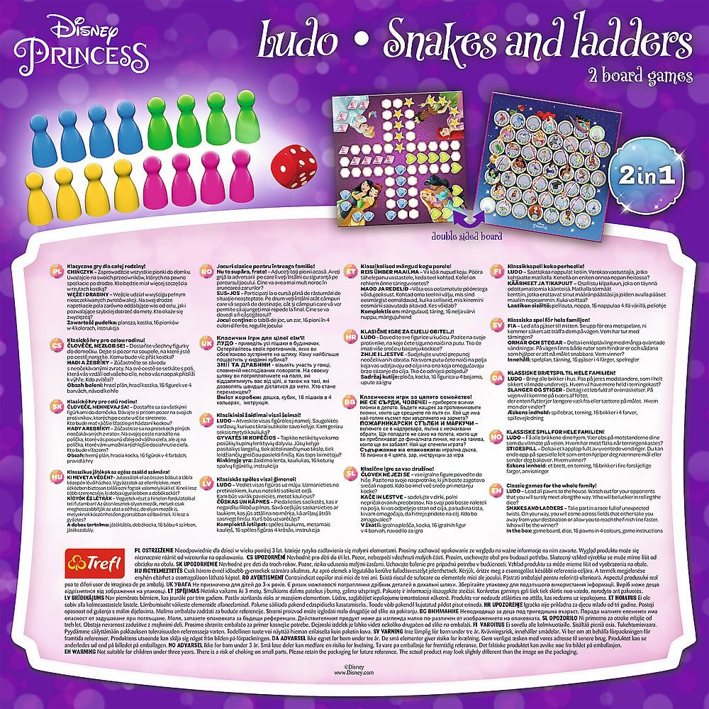 Joc Disney princess 2 in 1 ludo si serpisori scari - Publisol.ro