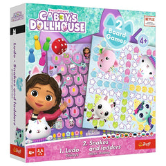 Joc dream works Gabbys house 2 in 1 ludo si serpisori scari - Publisol.ro